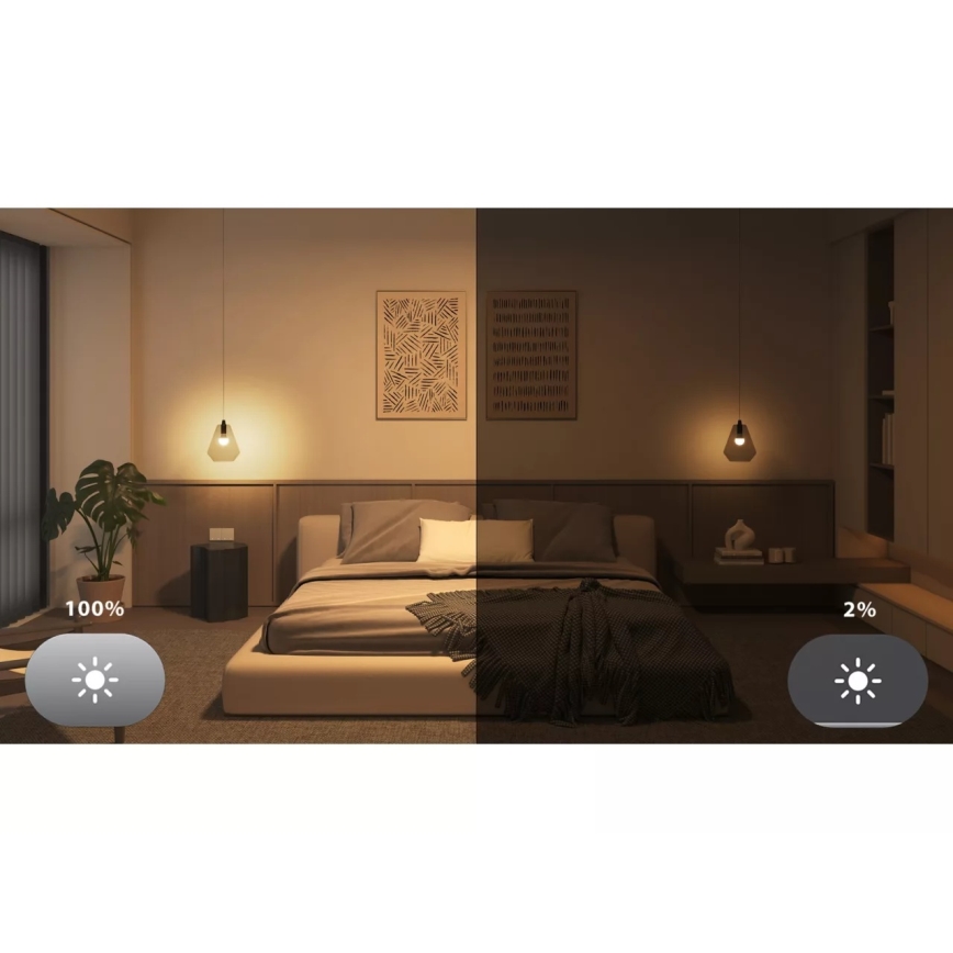 Начален комплект Philips Hue White And Color Ambiance Essential 2xE27/8W/230V 2200-6500K + устройство за свързване