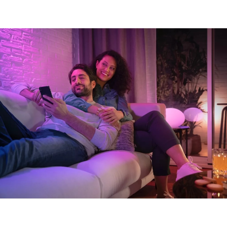 Стартов комплект Philips Hue WHITE AND COLOR AMBIANCE 3xGU10/4,2W/230V 2200-6500K + Hue bridge