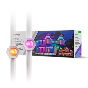 Nanoleaf - LED RGBCW димируема външна гирлянда 30xLED/2,4W/230V 15m 2200-6500K IP67 Wi-Fi + дистанционно управление