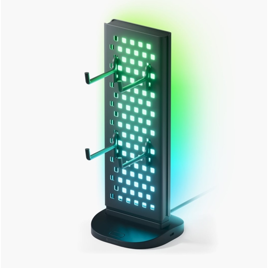 Nanoleaf - LED RGBIC Димируем акумулаторен маса station 5V 2700-6500K черен