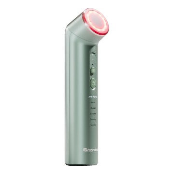 Nanoleaf - LED ултразвуково устройство за подмладяване на кожата 6 в 1 5W/2500 mAh в цвят мента