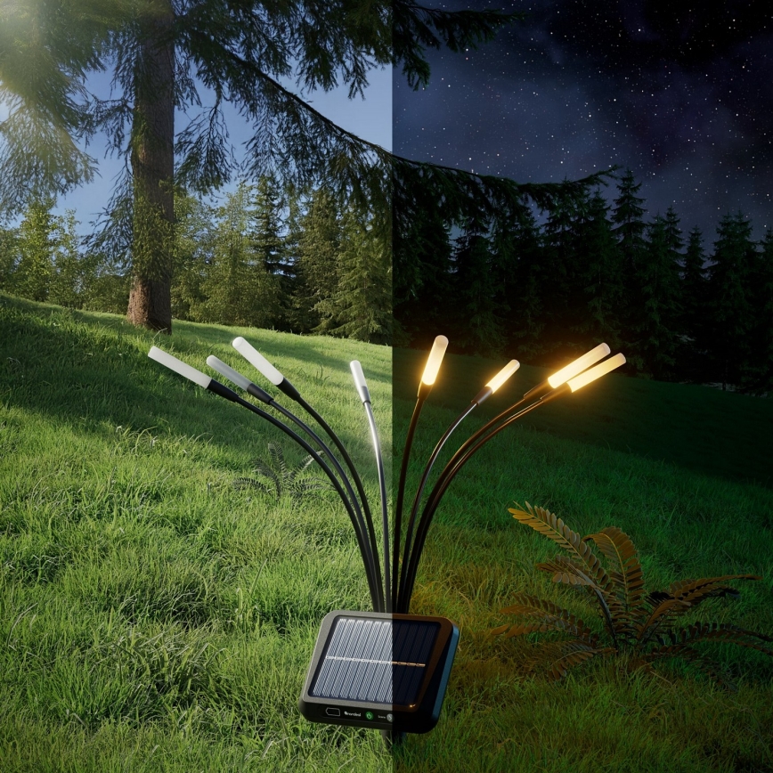 Nanoleaf - комплект от 2 соларни LED RGBW лампи, 1200 mAh, IP65 + дистанционно управление
