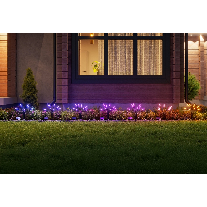 Nanoleaf - комплект от 2 соларни LED RGBW лампи, 1200 mAh, IP65 + дистанционно управление
