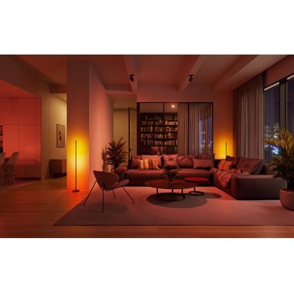 Nanoleaf - LED RGBW димируема подова лампа LED/22W/230V 2200-6500K Wi-Fi черна