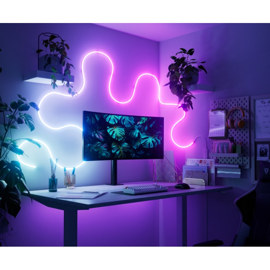 Nanoleaf - LED RGBIC Гъвкав лента LED/230V 5m 2700-6500K Wi-Fi + дистанционно управление