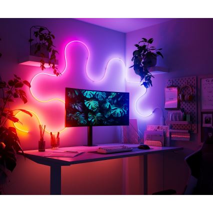 Nanoleaf - LED RGBIC Гъвкав лента LED/230V 5m 2700-6500K Wi-Fi + дистанционно управление