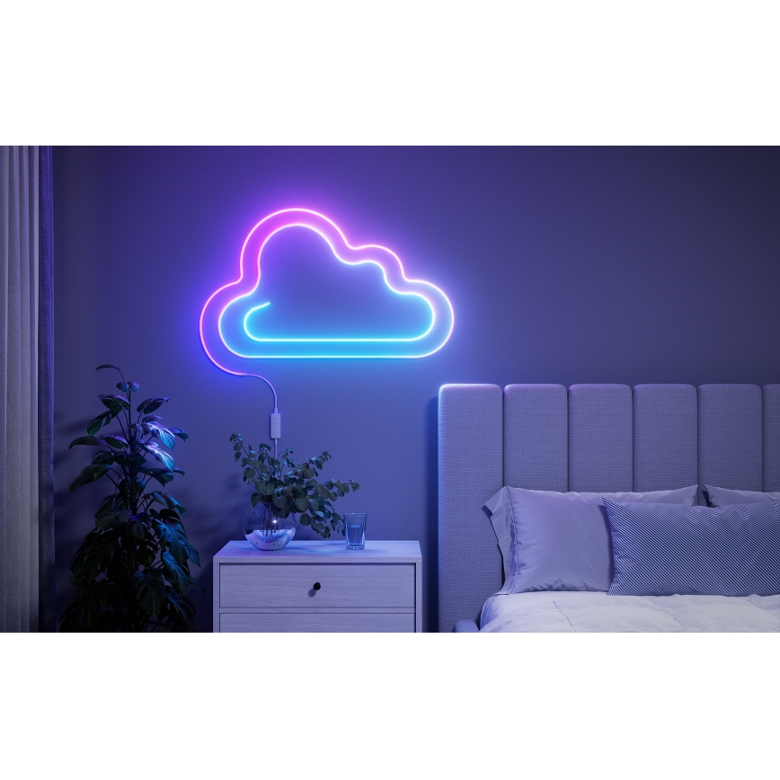 Nanoleaf - LED RGBIC Гъвкав лента LED/230V 5m 2700-6500K Wi-Fi + дистанционно управление