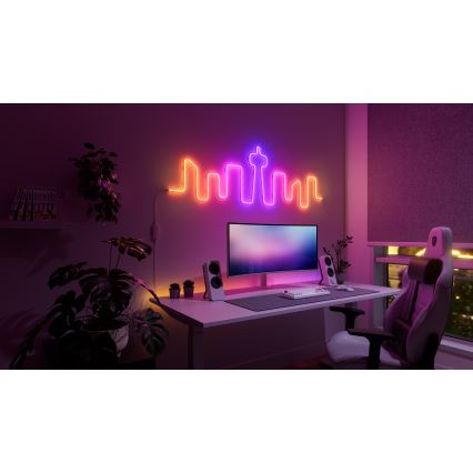Nanoleaf - LED RGBIC Гъвкав лента LED/230V 5m 2700-6500K Wi-Fi + дистанционно управление