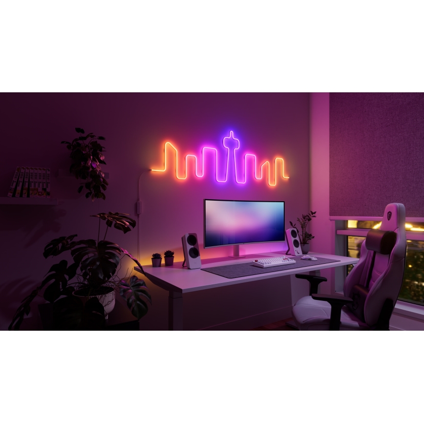 Nanoleaf - LED RGBIC Гъвкав лента LED/230V 5m 2700-6500K Wi-Fi + дистанционно управление
