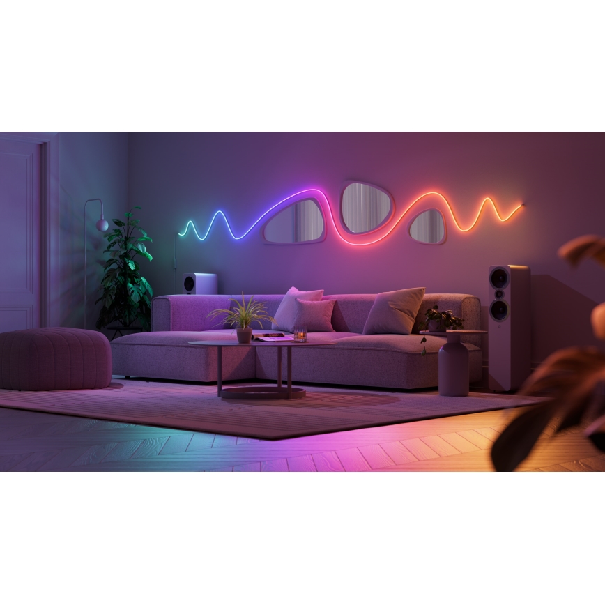Nanoleaf - LED RGBIC Гъвкав лента LED/230V 5m 2700-6500K Wi-Fi + дистанционно управление