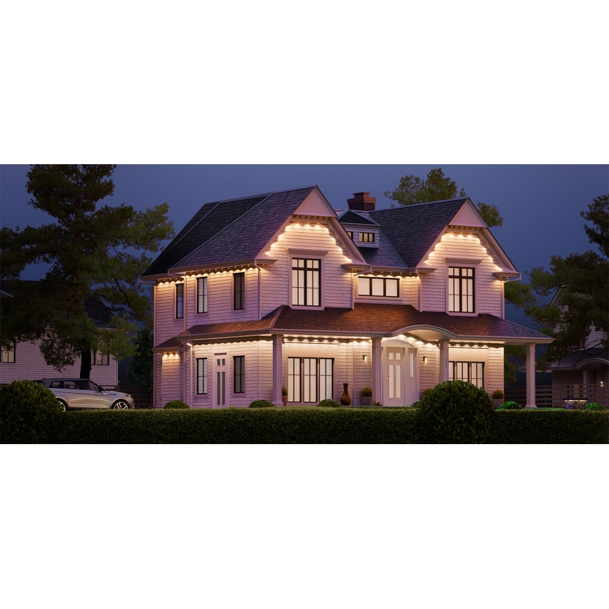 Nanoleaf - LED RGBCW димируема външна гирлянда 30xLED/2,4W/230V 15m 2200-6500K IP67 Wi-Fi + дистанционно управление