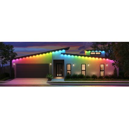 Nanoleaf - LED RGBCW димируема външна гирлянда 30xLED/2,4W/230V 15m 2200-6500K IP67 Wi-Fi + дистанционно управление