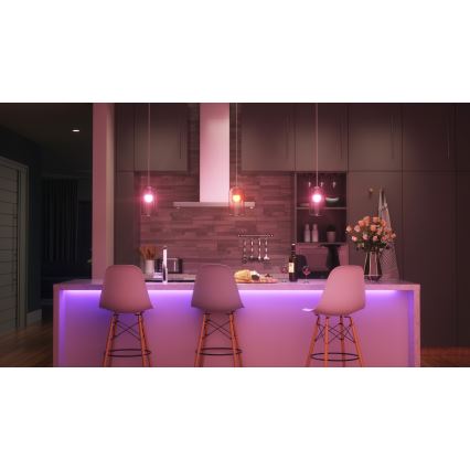 Nanoleaf - К-кт 4x LED RGBW Димируема крушка ESSENTIALS MATTER A19 E27/9W/230V 2700-6500K CRI 90 Wi-Fi