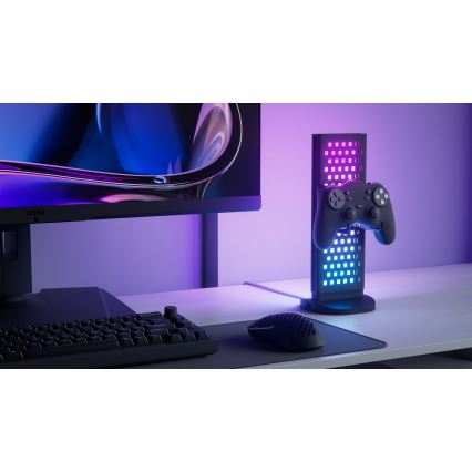 Nanoleaf - LED RGBIC Димируем акумулаторен маса station 5V 2700-6500K черен