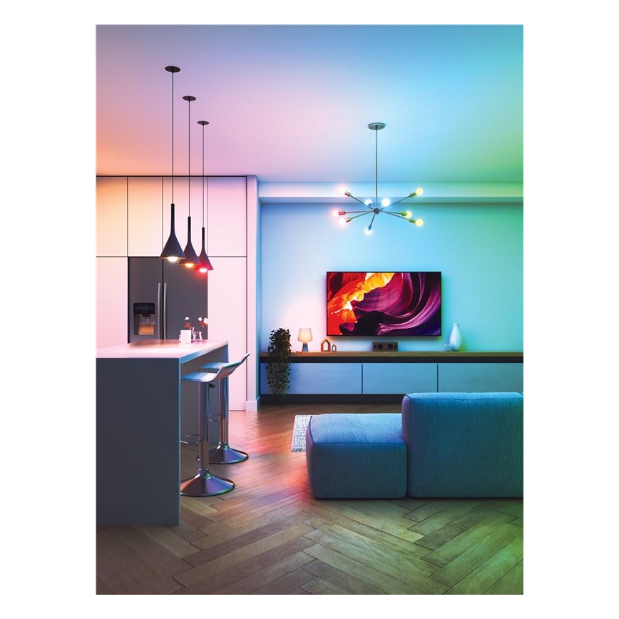 К-кт 3x LED RGBW Димируема крушка ESSENTIALS A60 E27/8,5W/230V CRI 90 2700-6500K Wi-Fi - Nanoleaf
