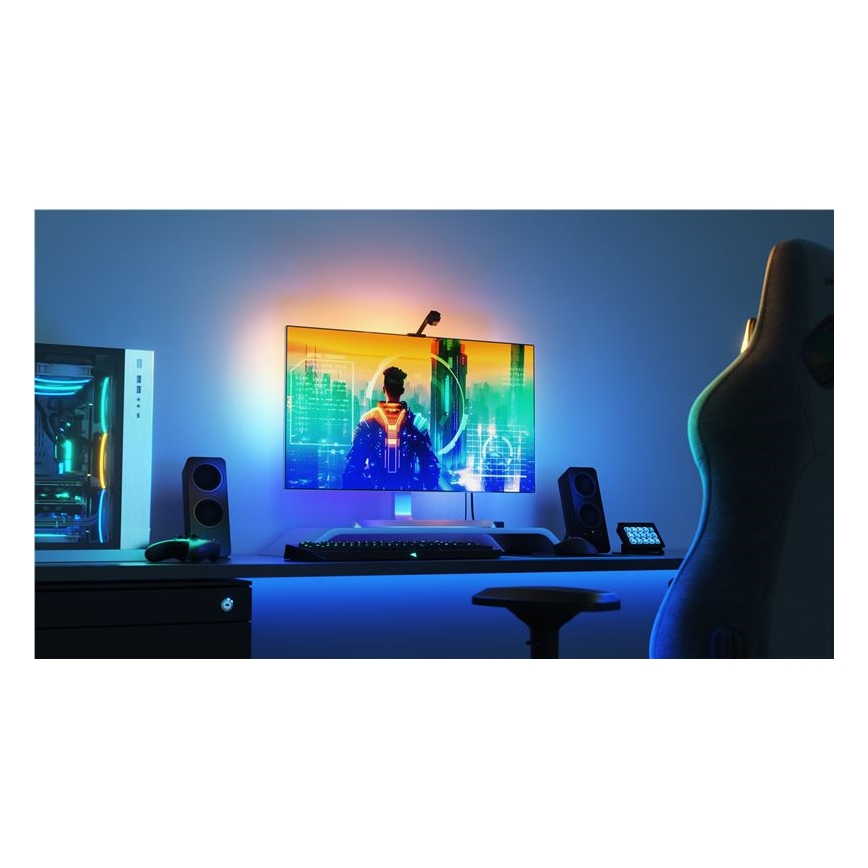 Nanoleaf - К-кт за 4D screen mirroring + Lightstrips basic комплект 4 м 65''