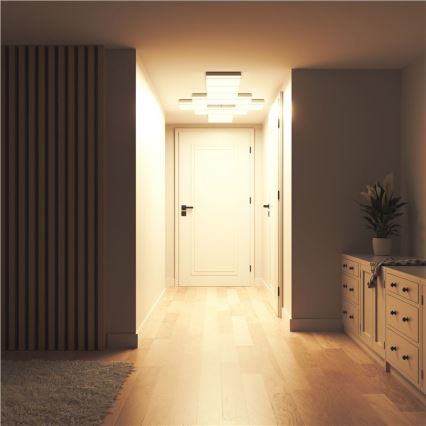 Nanoleaf - Комплект 3x LED RGBW димируеми таванни осветителни тела SKYLIGHT LED/18W/230V + 2xLED/16W/230V 2700-6500K Wi-Fi