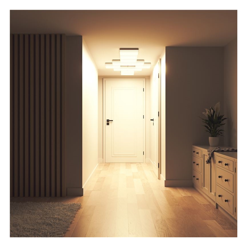 Nanoleaf - Комплект 3x LED RGBW димируеми таванни осветителни тела SKYLIGHT LED/18W/230V + 2xLED/16W/230V 2700-6500K Wi-Fi