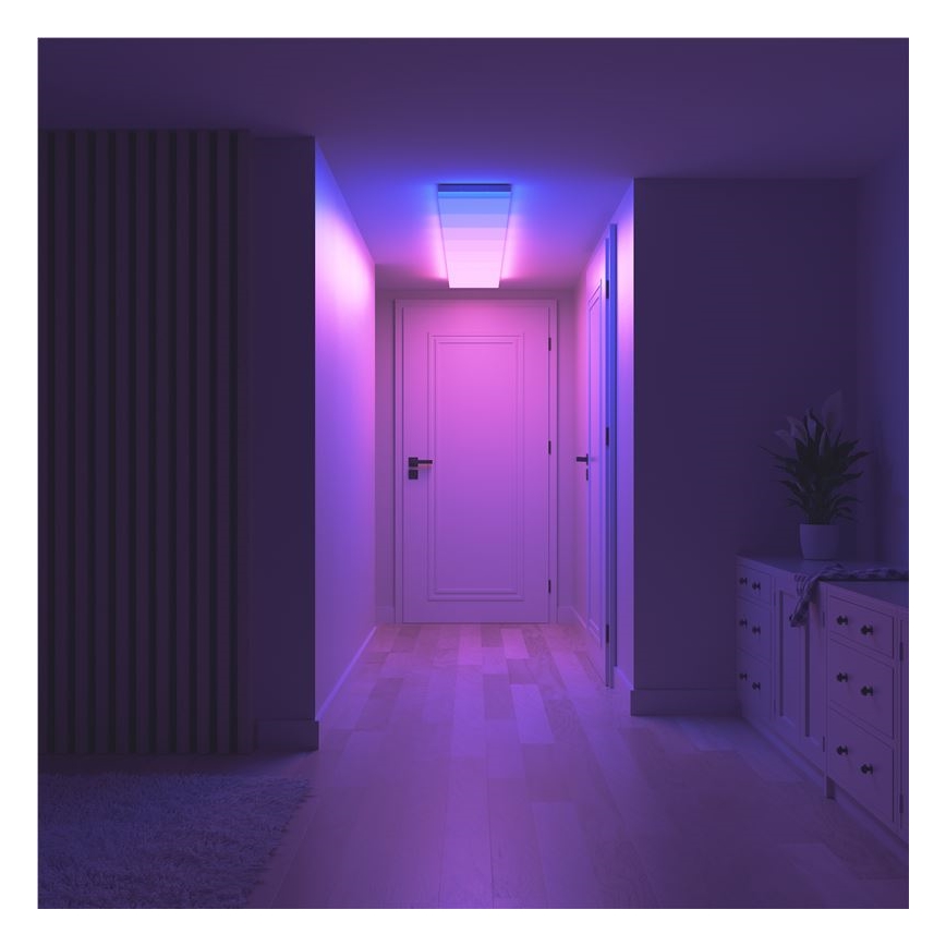 Nanoleaf - Комплект 3x LED RGBW димируеми таванни осветителни тела SKYLIGHT LED/18W/230V + 2xLED/16W/230V 2700-6500K Wi-Fi