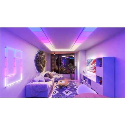 Nanoleaf - Комплект 3x LED RGBW димируеми таванни осветителни тела SKYLIGHT LED/18W/230V + 2xLED/16W/230V 2700-6500K Wi-Fi