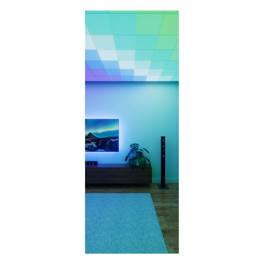 Nanoleaf - Комплект 3x LED RGBW димируеми таванни осветителни тела SKYLIGHT LED/18W/230V + 2xLED/16W/230V 2700-6500K Wi-Fi