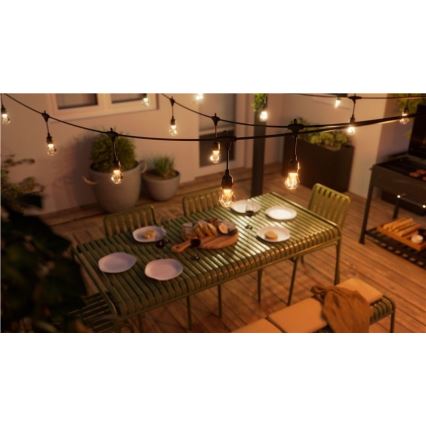 Nanoleaf - Разширителен комплект LED RGBWIC Регулируема външна верига GIRLANDA 20xLED 15м 2700-6500K Wi-Fi IP65