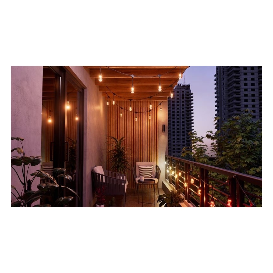 Nanoleaf - LED RGBWIC Димируема външна гирлянда 20xLED 15m 2700-6500K Wi-Fi IP65