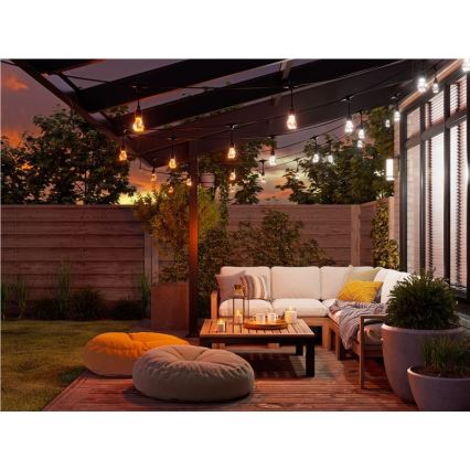 Nanoleaf - LED RGBWIC Димируема външна гирлянда 20xLED 15m 2700-6500K Wi-Fi IP65
