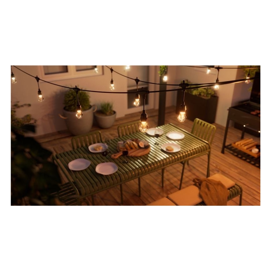 Nanoleaf - LED RGBWIC Димируема външна гирлянда 20xLED 15m 2700-6500K Wi-Fi IP65