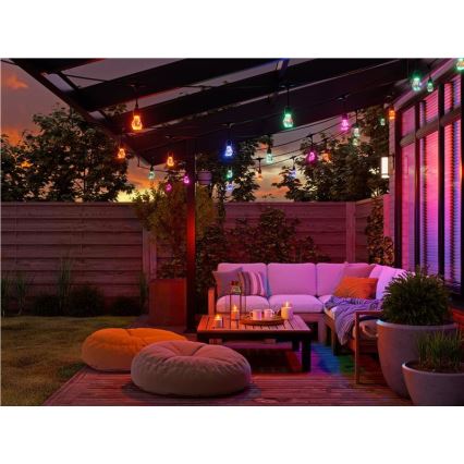 Nanoleaf - LED RGBWIC Димируема външна гирлянда GIRLANDA 20xLED 15m 2700-6500K Wi-Fi IP65