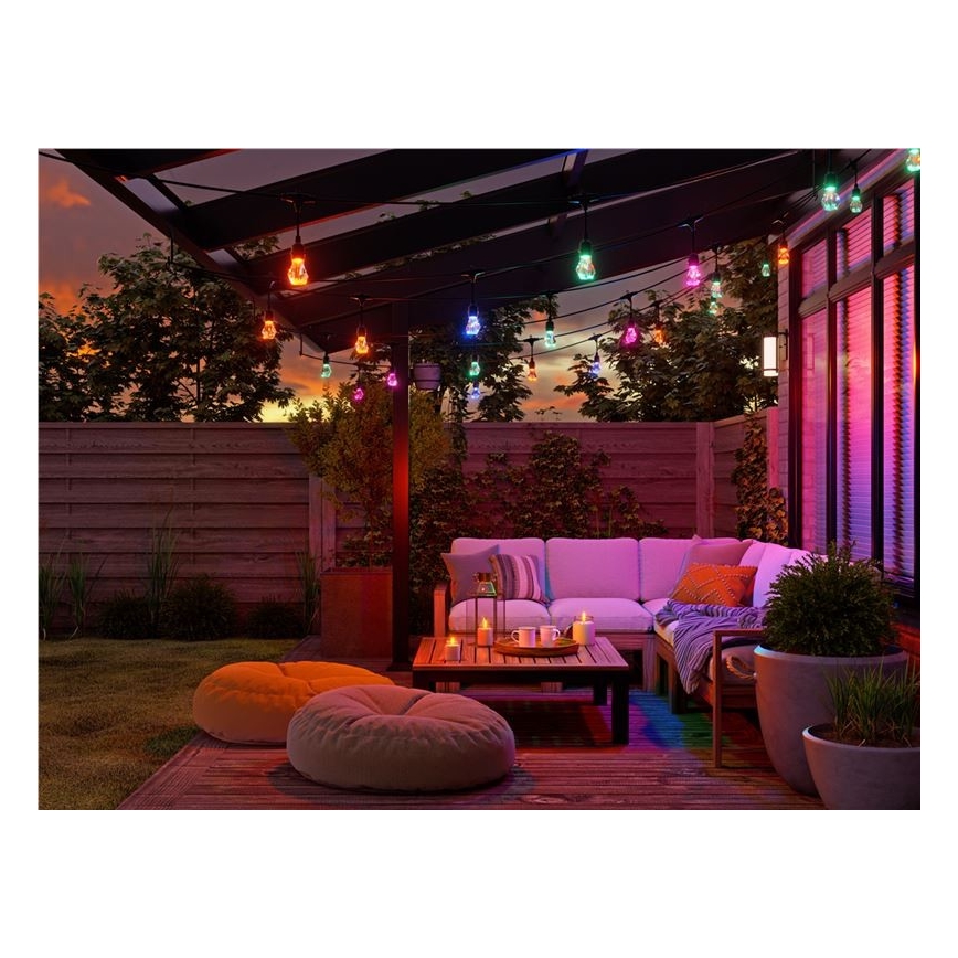 Nanoleaf - LED RGBWIC Димируема външна гирлянда GIRLANDA 20xLED 15m 2700-6500K Wi-Fi IP65