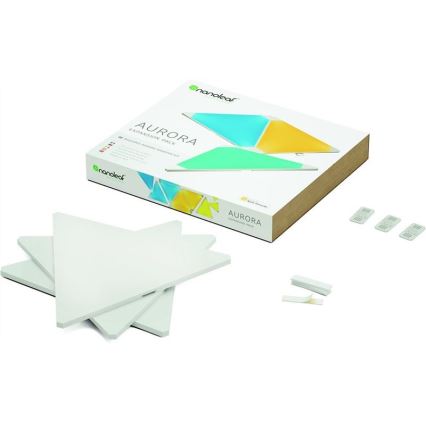 Nanoleaf NL22-0001TW-3PK - КОМПЛЕКТ 3x LED RGB Димируем панел AURORA LED / 2W / 230V Wi-Fi