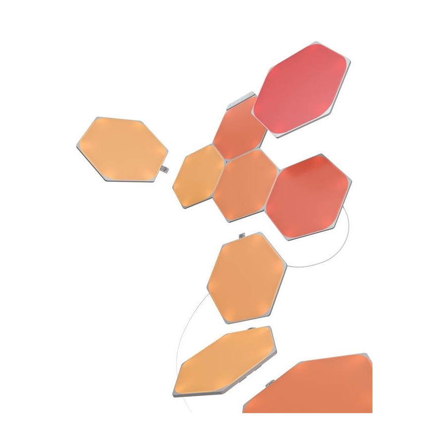 Nanoleaf - К-кт 9x LED RGB Димируем панел SHAPES HEXAGON LED/2W/230V 1200-6500K Wi-Fi