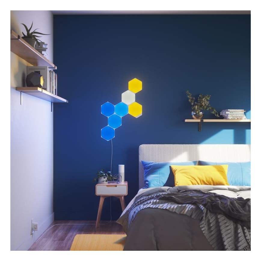 Nanoleaf - К-кт 9x LED RGB Димируем панел SHAPES HEXAGON LED/2W/230V 1200-6500K Wi-Fi