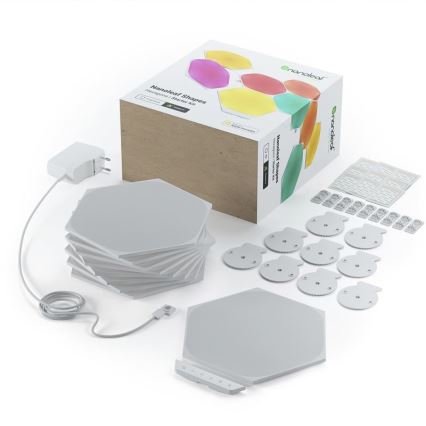 Nanoleaf - К-кт 9x LED RGB Димируем панел SHAPES HEXAGON LED/2W/230V 1200-6500K Wi-Fi