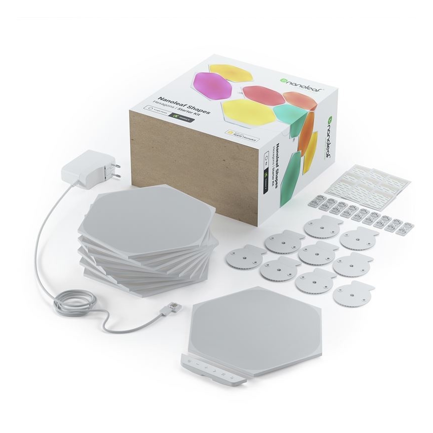 Nanoleaf - К-кт 9x LED RGB Димируем панел SHAPES HEXAGON LED/2W/230V 1200-6500K Wi-Fi