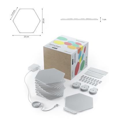 Nanoleaf - К-кт 15x LED RGB Димируем панел LED/2W/230V 1200-6500K Wi-Fi