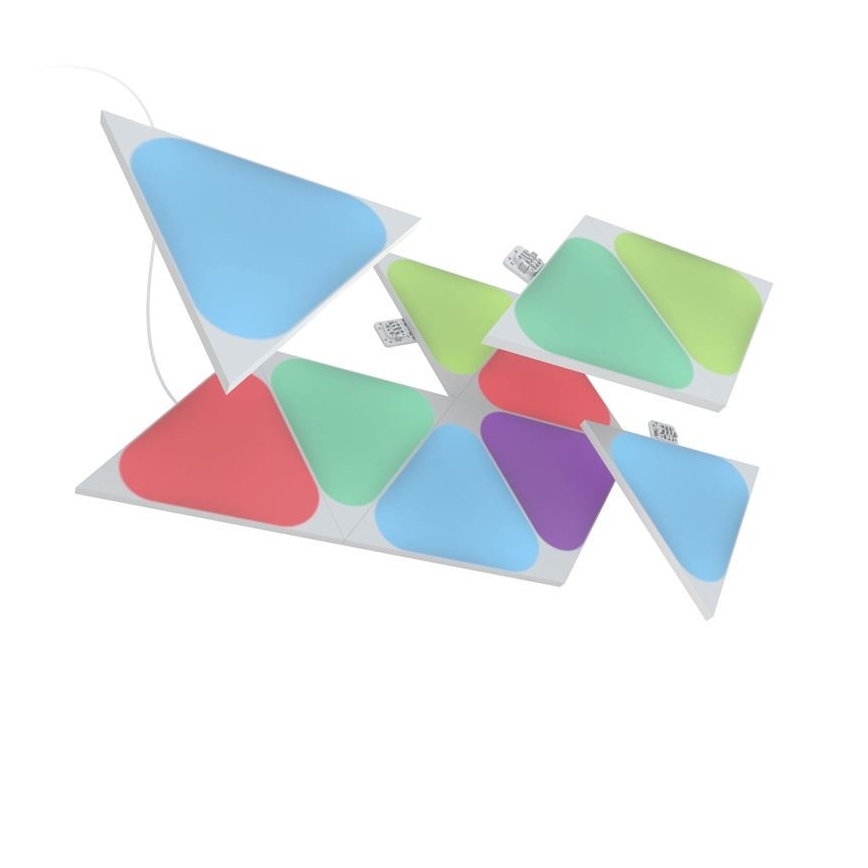 Nanoleaf NL48-1001TW-10PK - К-кт 10бр. LED RGB димируеми панели TRIANGLES LED/0,5 Wi-Fi