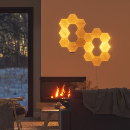 Nanoleaf - К-кт 13x LED Димируем панел HEXAGONS LED/2W/230V Wi-Fi