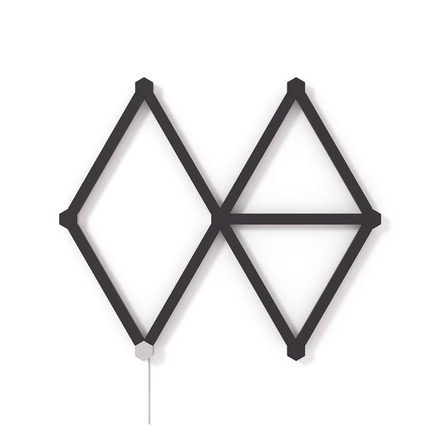 Nanoleaf - К-кт релсови капаци LINES 9 бр. черен матов