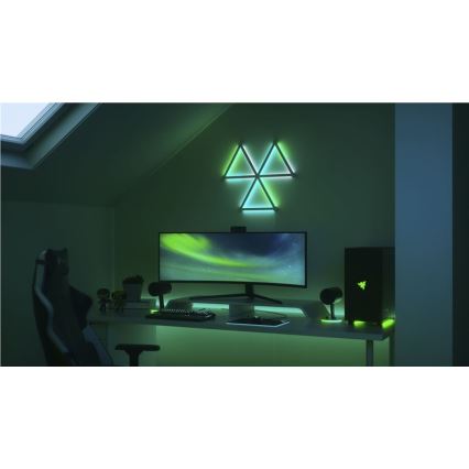 Nanoleaf - К-кт 9x LED RGBW Димируем релса LINES LED/2W/230V 1200-6000K Wi-Fi