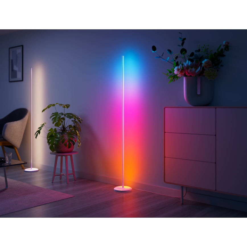 Nanoleaf - LED RGBW димируема подова лампа LED/22W/230V 2200-6500K Wi-Fi бяла