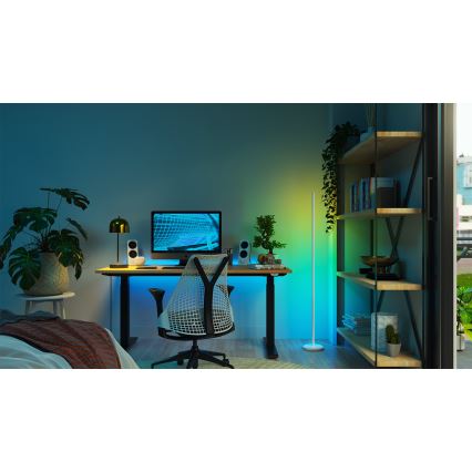 Nanoleaf - LED RGBW димируема подова лампа LED/22W/230V 2200-6500K Wi-Fi бяла