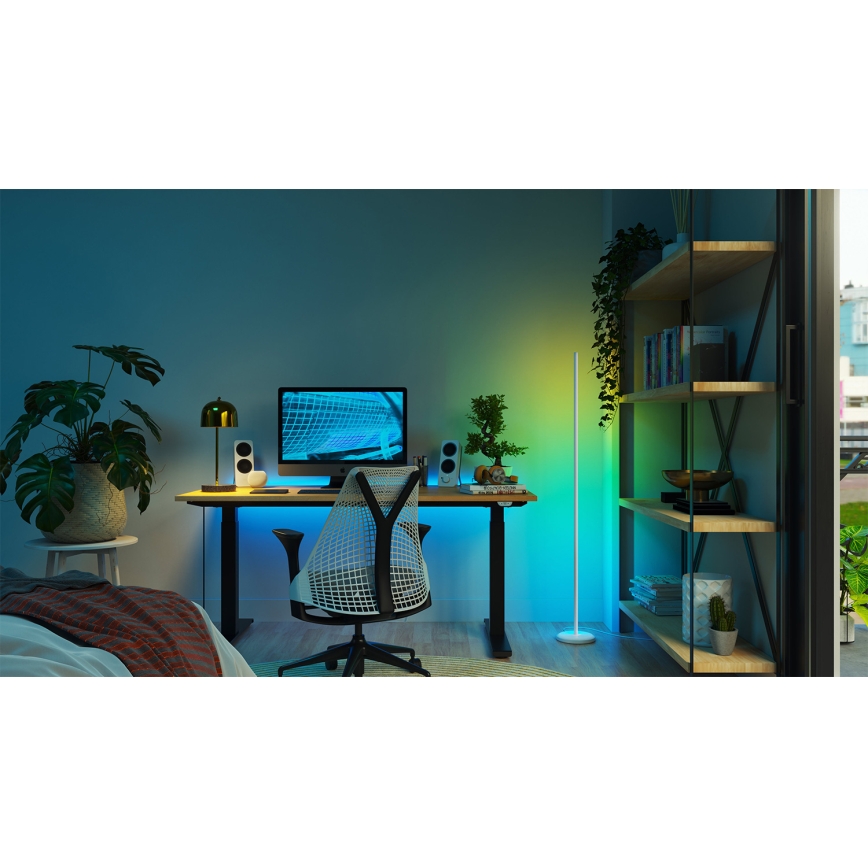 Nanoleaf - LED RGBW димируема подова лампа LED/22W/230V 2200-6500K Wi-Fi бяла