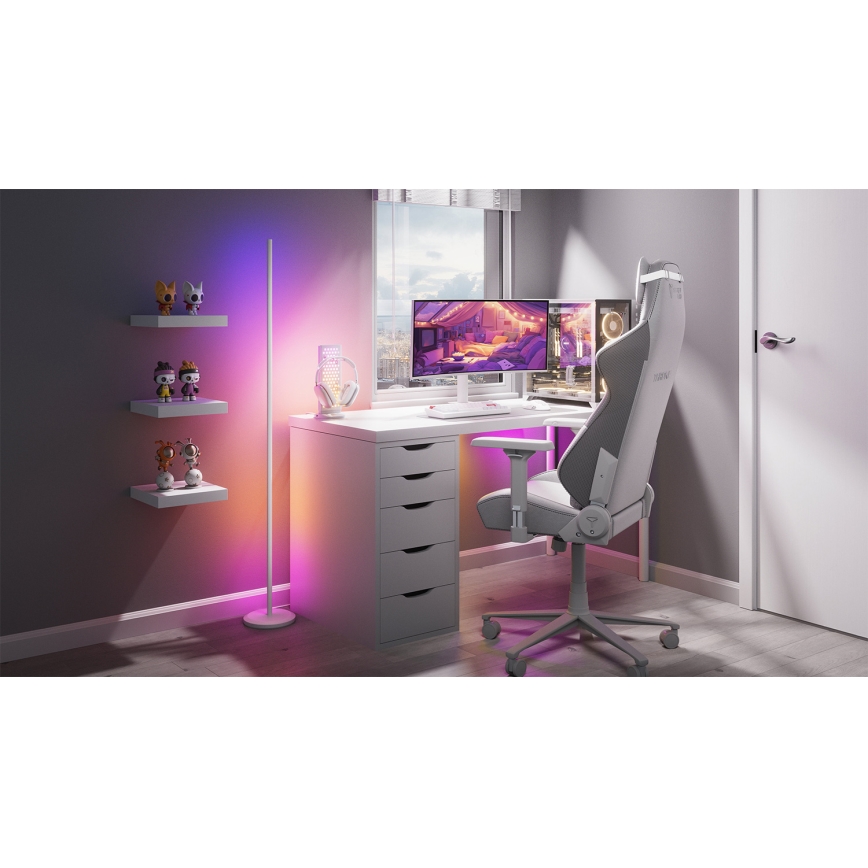 Nanoleaf - LED RGBW димируема подова лампа LED/22W/230V 2200-6500K Wi-Fi бяла