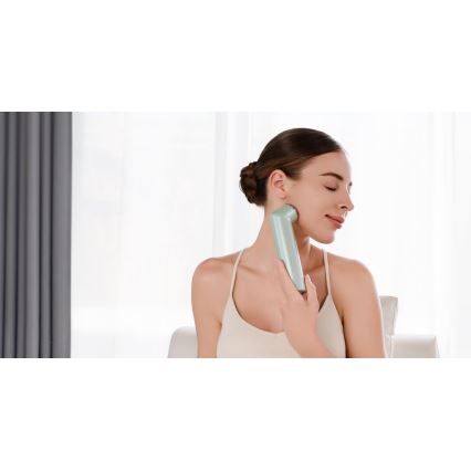 Nanoleaf - LED ултразвуково устройство за подмладяване на кожата 6 в 1 5W/2500 mAh в цвят мента