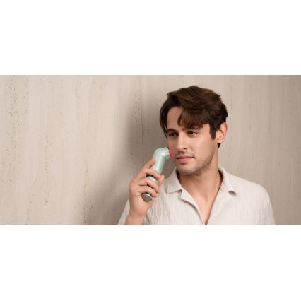 Nanoleaf - LED ултразвуково устройство за подмладяване на кожата 6 в 1 5W/2500 mAh в цвят мента