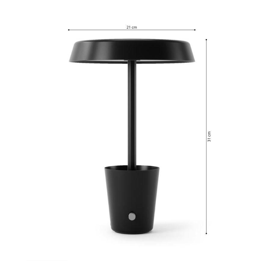Nanoleaf - LED RGBW Димируема акумулаторна настолна лампа IQ UMBRA CUP LED/6W/5V 2700-6500K USB