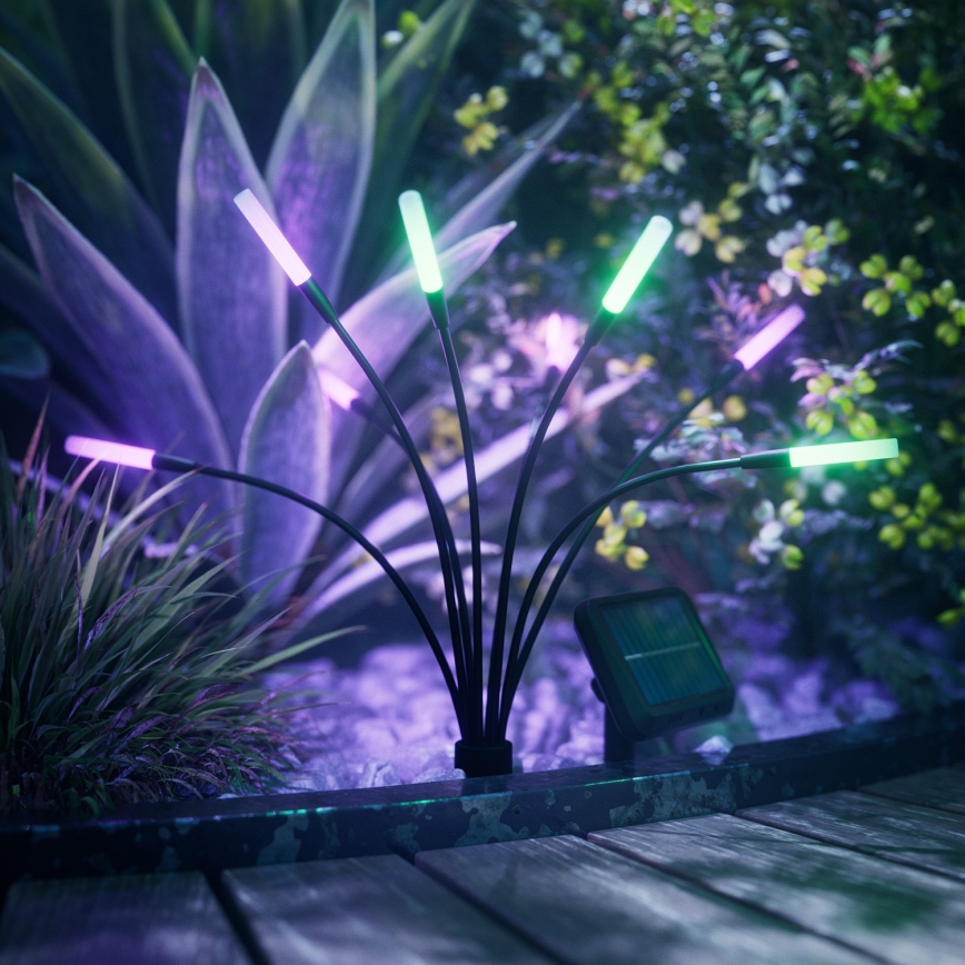 Nanoleaf - комплект от 2 соларни LED RGBW лампи, 1200 mAh, IP65 + дистанционно управление