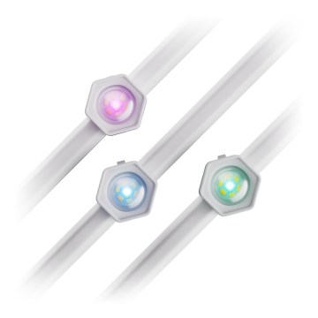 Nanoleaf - Комплект за разширение LED RGBCW, димируем външен гирлянд 10xLED/7,2W/230V 5m 2200-6500K IP67 Wi-Fi